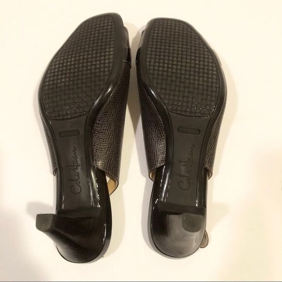 Like-New COLE HAAN Nike Air Women’s 10 Black Leather Pumps - Picture 5 of 8